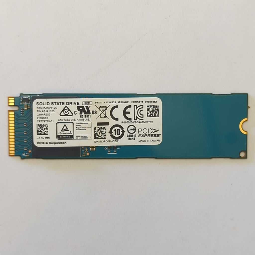 Kioxia 512GB Festplatte M.2 SSD 2280 NVMe PCIe Internes Solid State Drive