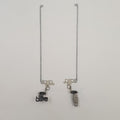 Acer Aspire 1 A114-31 Displayscharniere Leisten Scharniere Halterungen Brackets