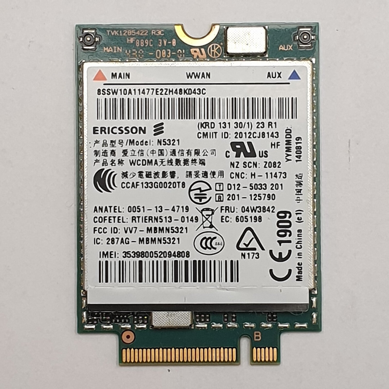 ThinkPad WWAN Modul 440 T440s X240 Ericsson N5321 WWAN Modul 3G Karte für