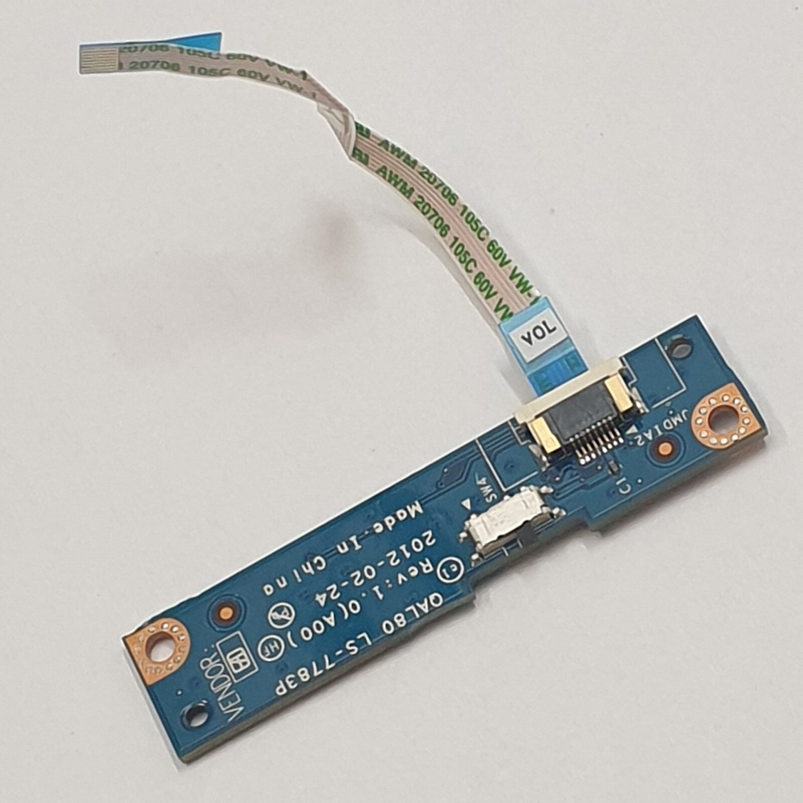 Dell Latitude E7440 Powerbutton Board Schalter Platine Volume Control – Bild 2