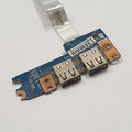 Acer TravelMate P253-M USB Board mit Flachbandkabel I/O Platine
