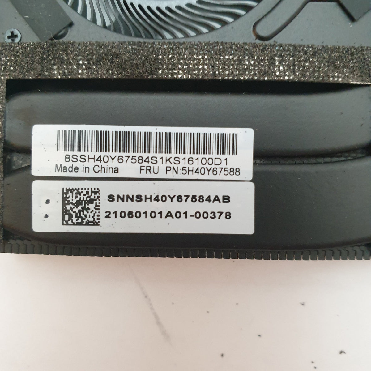 Lenovo ThinkPad X1 Extreme Gen 3 Kühler Heatsink Lüfter Fan