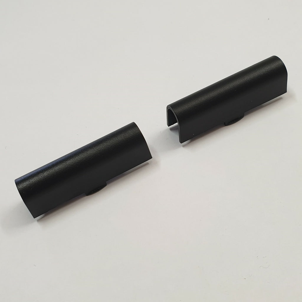 Acer eMachines E527 Scharnierabdeckungen Hinge Covers Caps Links Rechts Schwarz