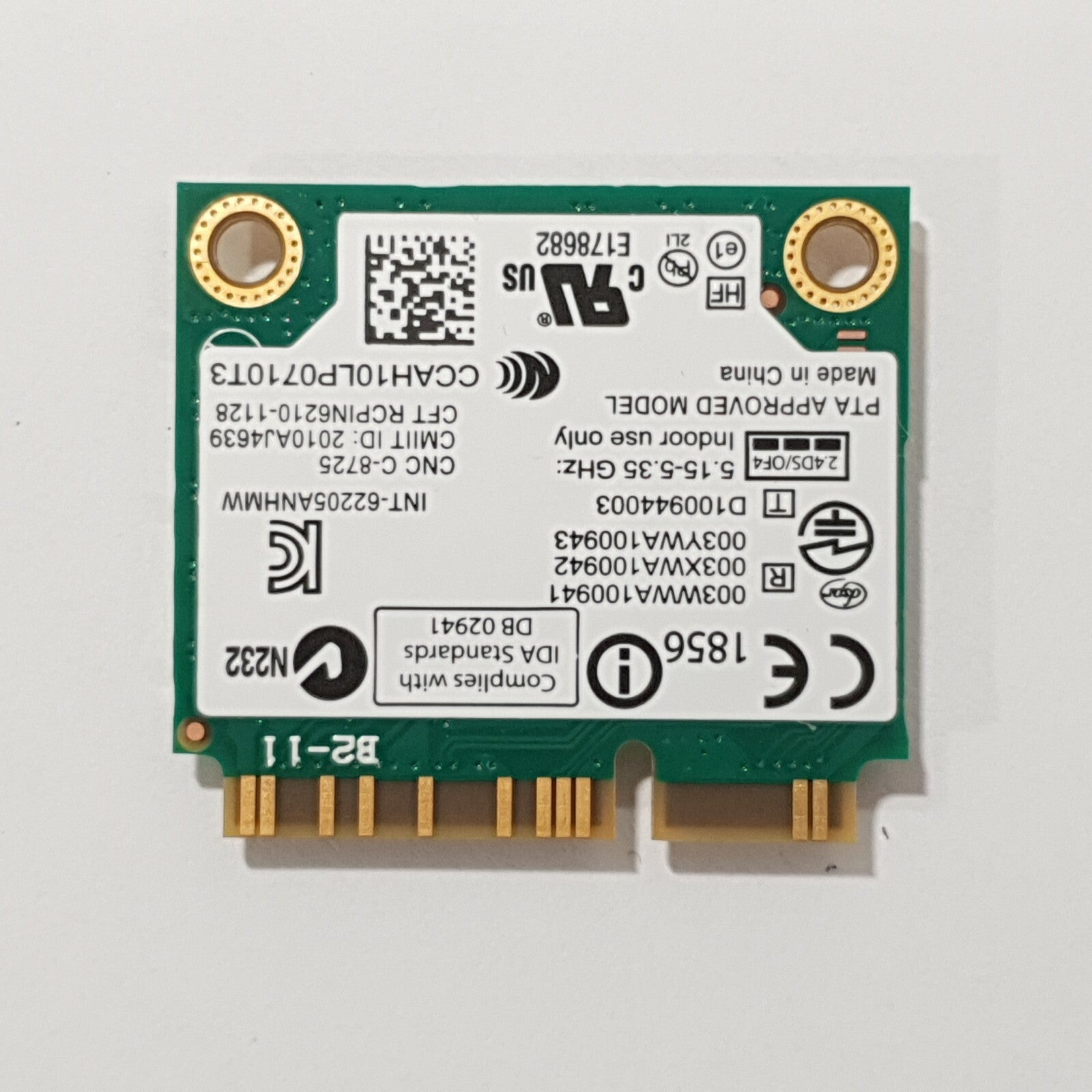 Dell Latitude E6230 WLAN Karte WIFI Intel Centrino Advanced-N 6205 WLAN Karte – Bild 2
