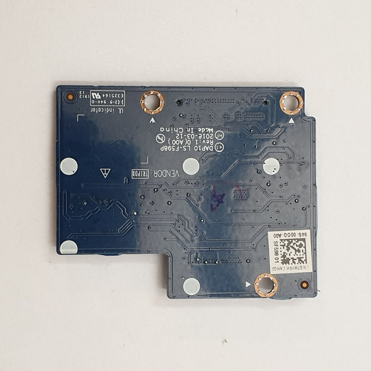 Dell Precision 7530 Akku Anschluss Board Battery Connector LS-F598P 07MYRK