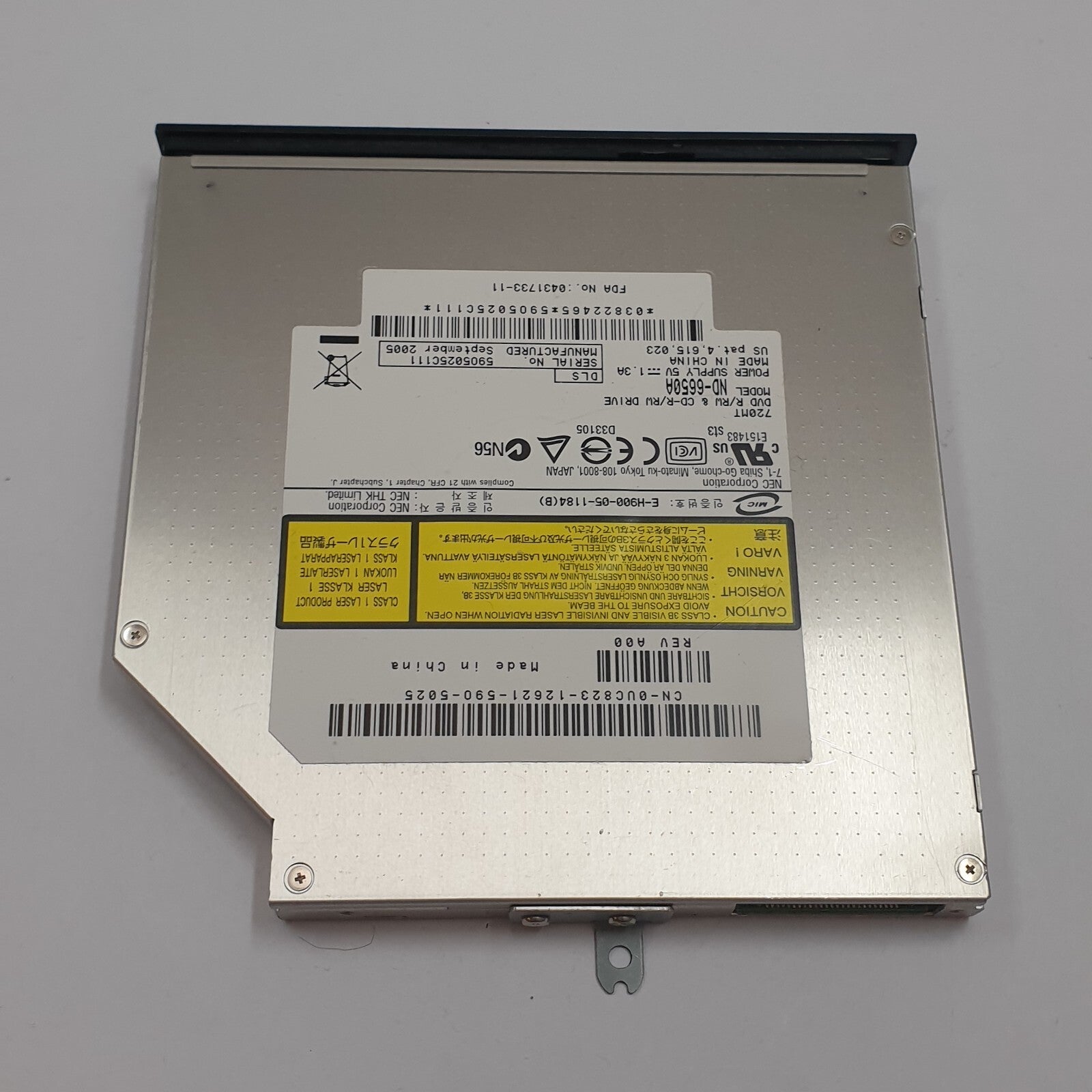 DELL XPS M170 DVD Laufwerk Brenner CD R/RW Drive NEC ND 6650A – Bild 2