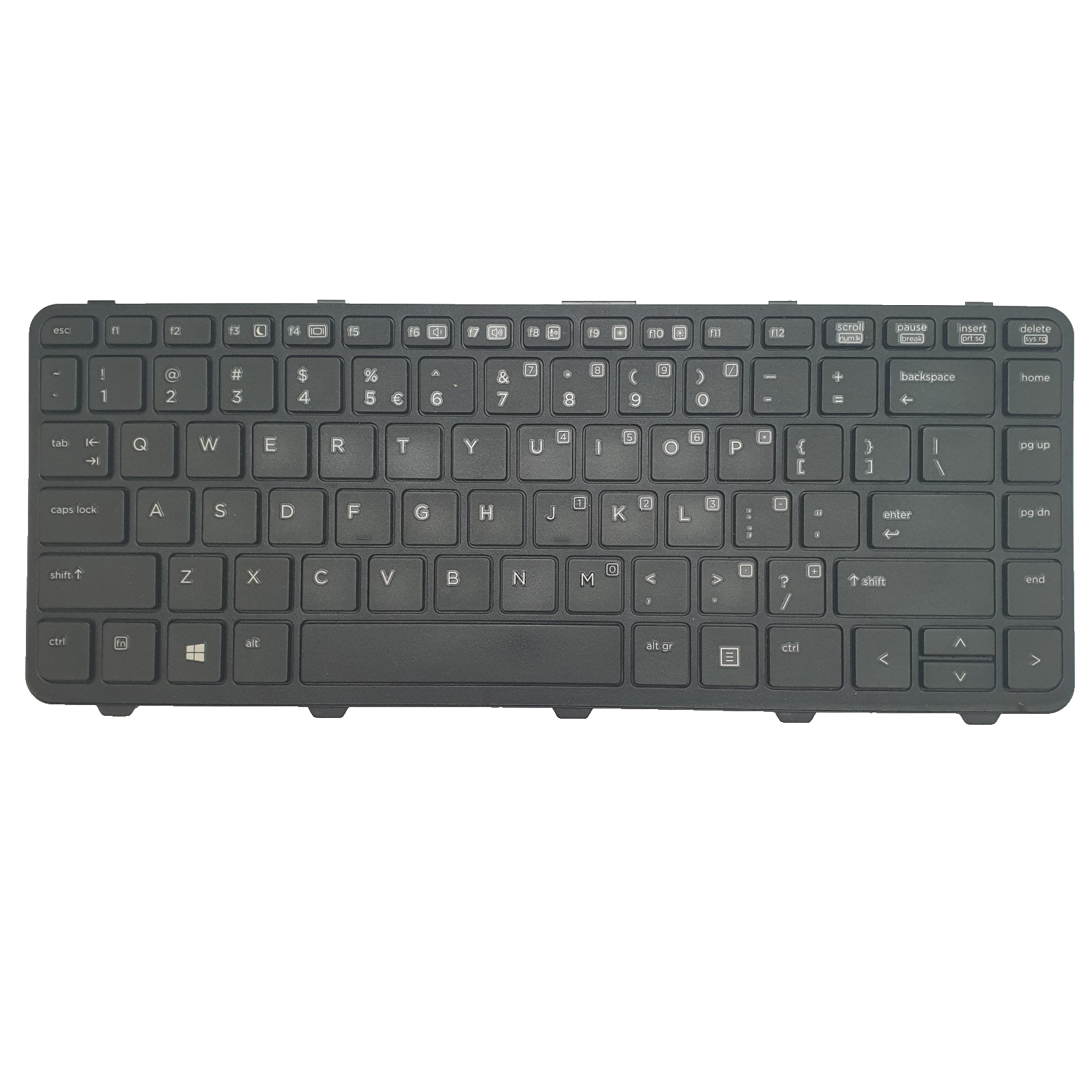HP ProBook 640 645 G1 Tastatur US-Int English Keyboard Englisch