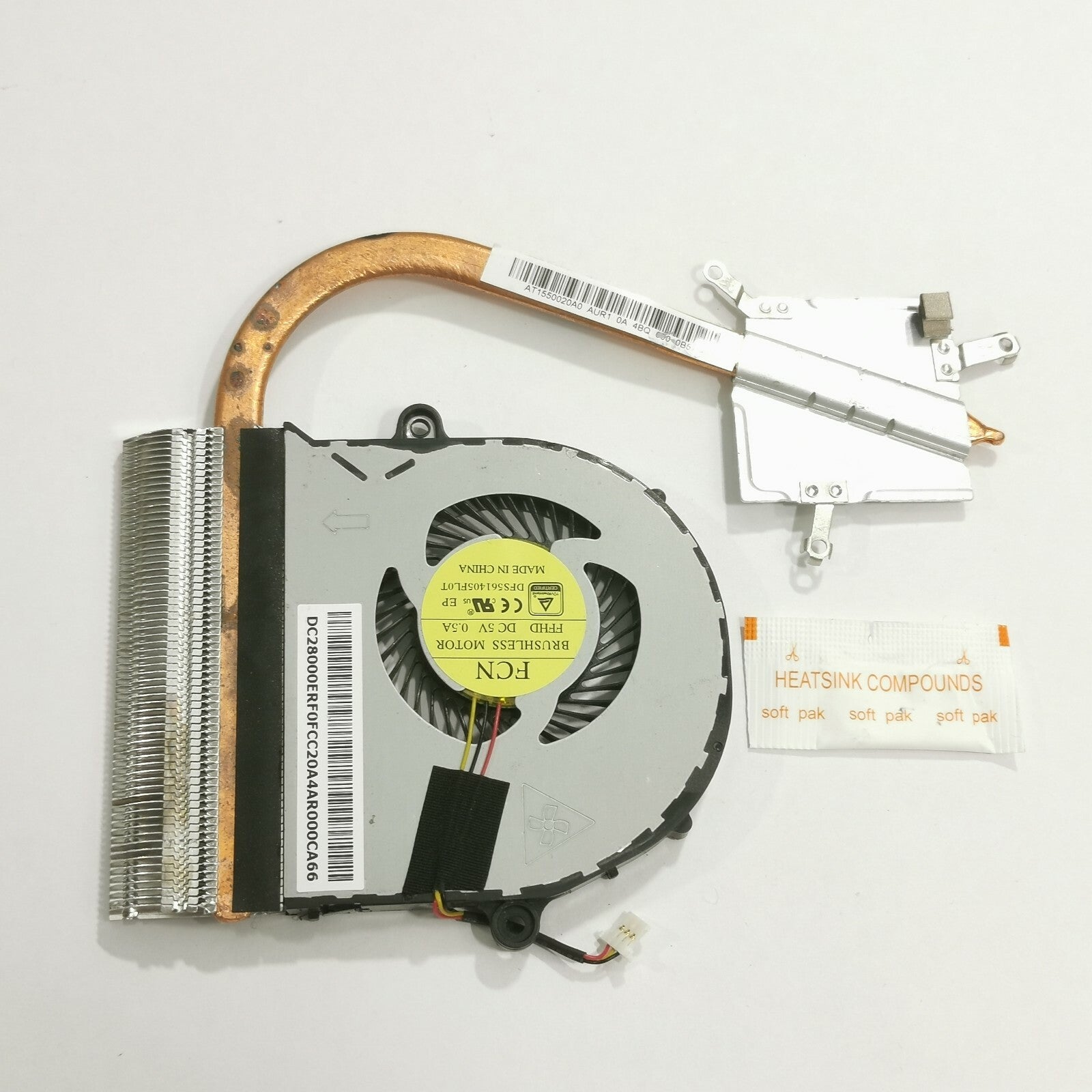Acer Aspire E15 E5-521 Kühler Lüfter Heatsink Fan CPU Kühlung Wärmeleitpaste