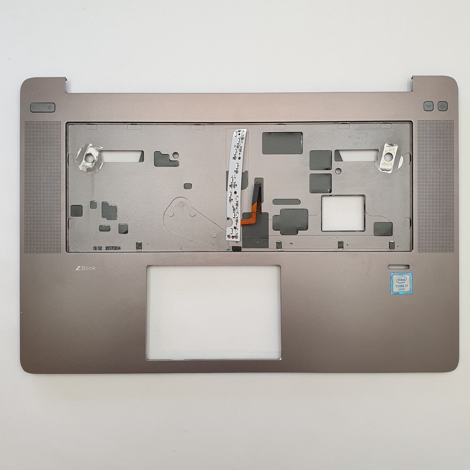 HP ZBook Studio G3 Gehäuse Oberseite Handauflage Palmrest Top Case Grau