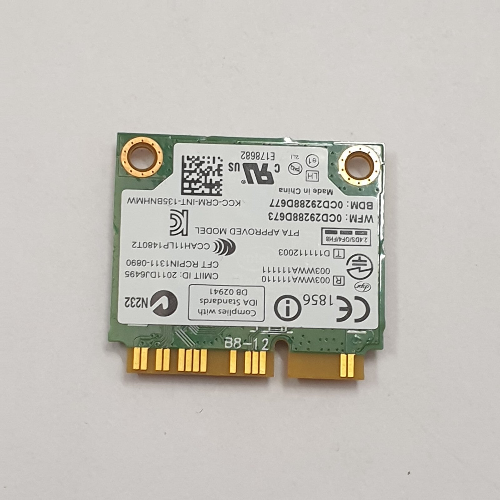 Clevo W355ST WLAN Karte Wifi Card Intel Centrino Wireless N 135 135BNHMW WLAN – Bild 2