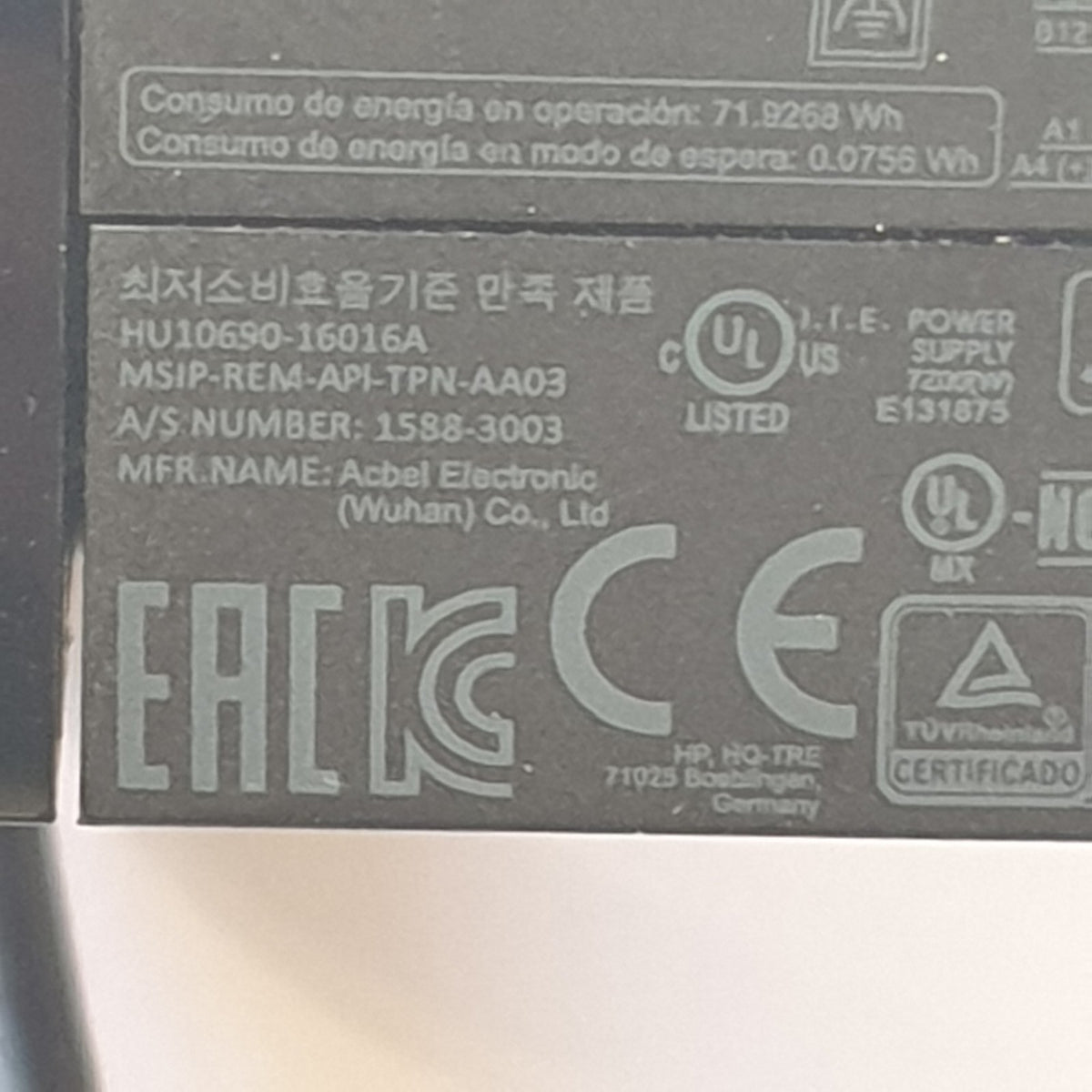 Original HP 65W USB-C Netzteil EliteBook 840 G5 HP EliteBook 840 G6 Ladegerät