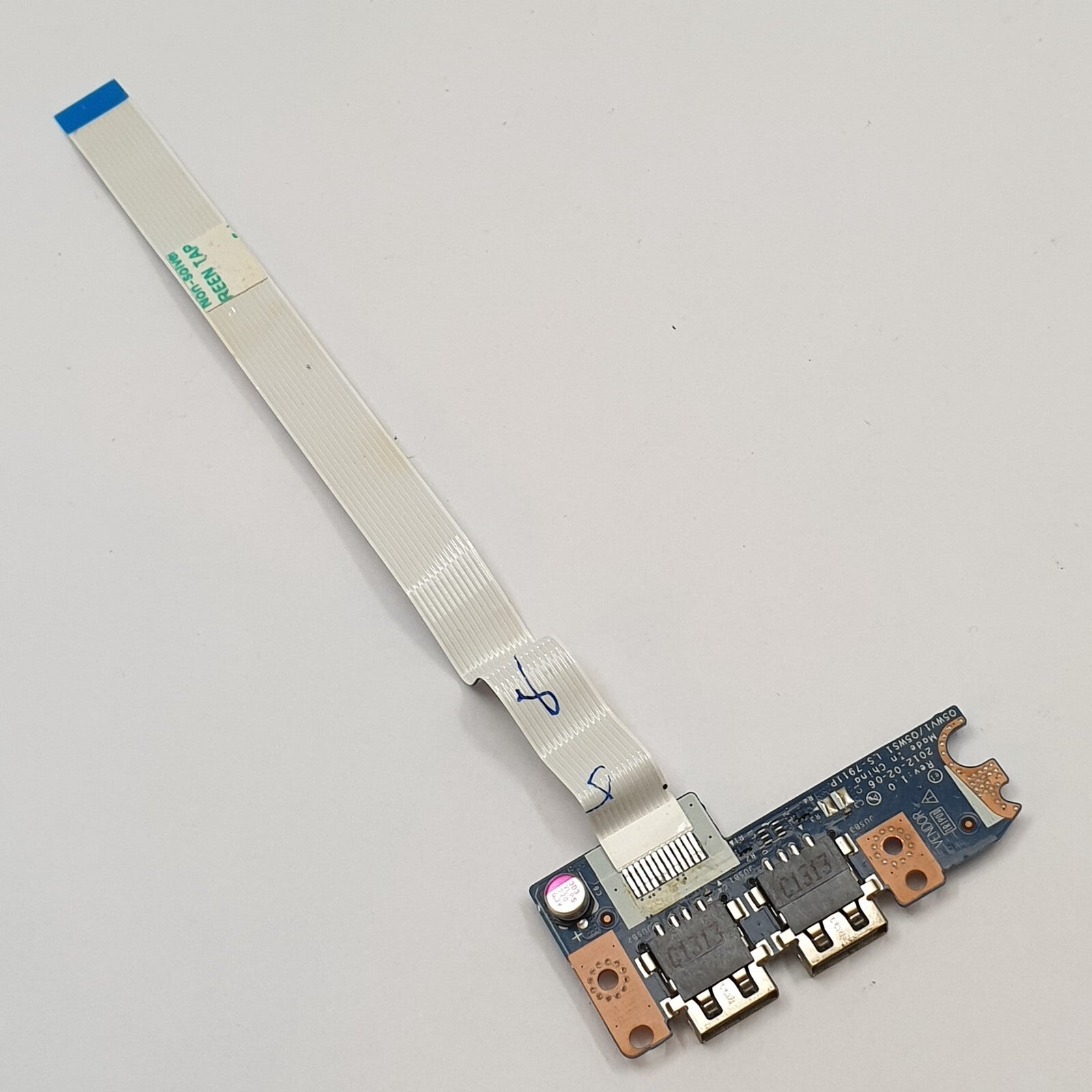 Packard Bell EasyNote ENTE44H USB Board Platine mit Flachbandkabel – Bild 2