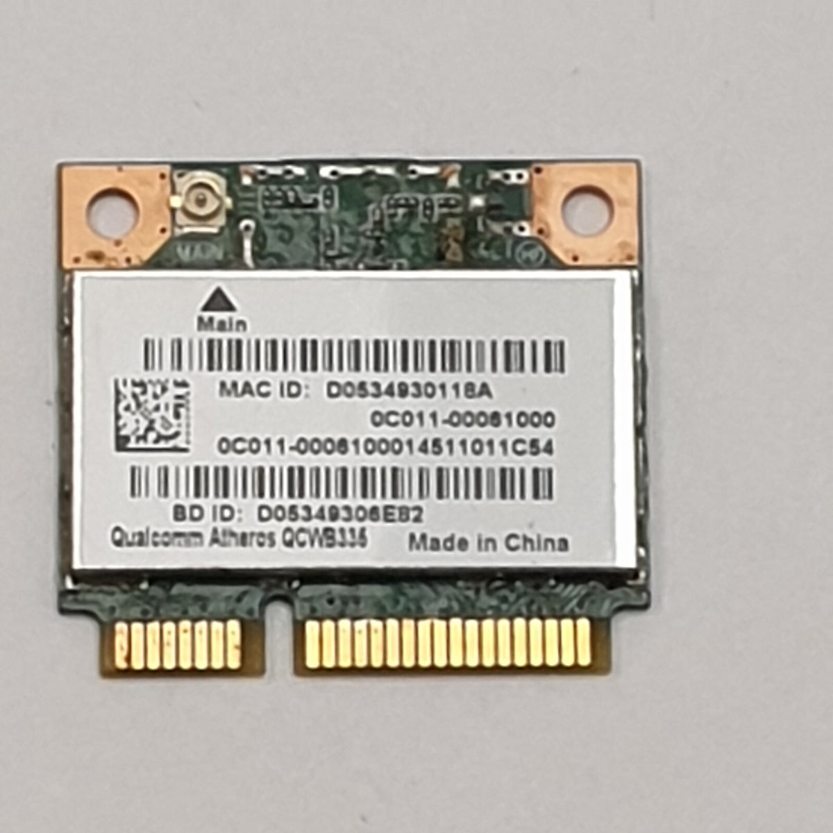 Asus R511L WLAN Karte Wifi Card Qualcomm Atheros QCWB335 Wireless Modul