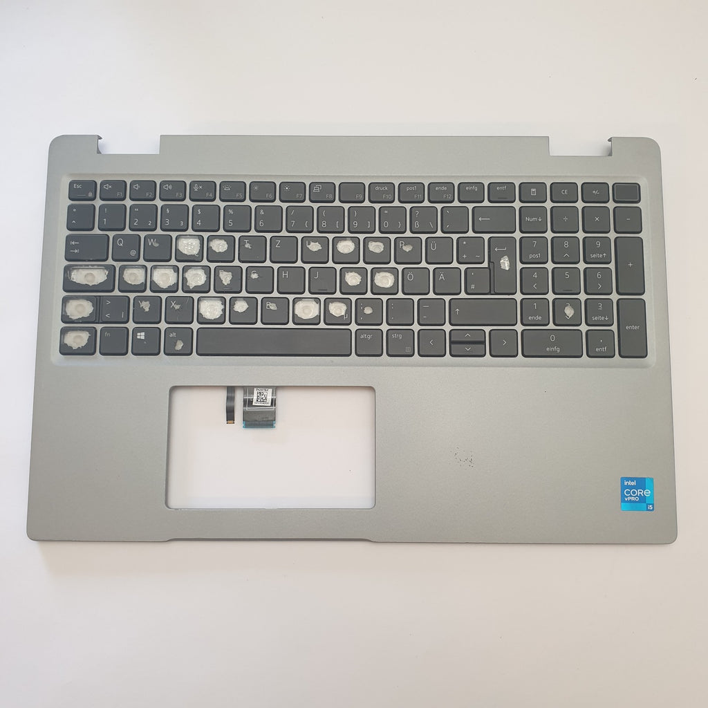 Dell Latitude 5520 Handauflage Tastatur QWERTZ DE Palmrest Keyboard Backlit