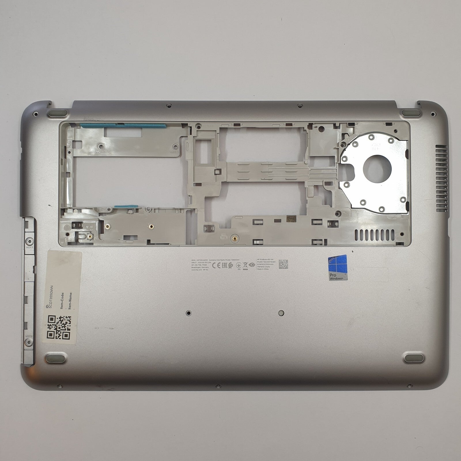 HP ProBook 450 G4 Gehäuse Unterschale Unterteil Bottom Base Cover Case