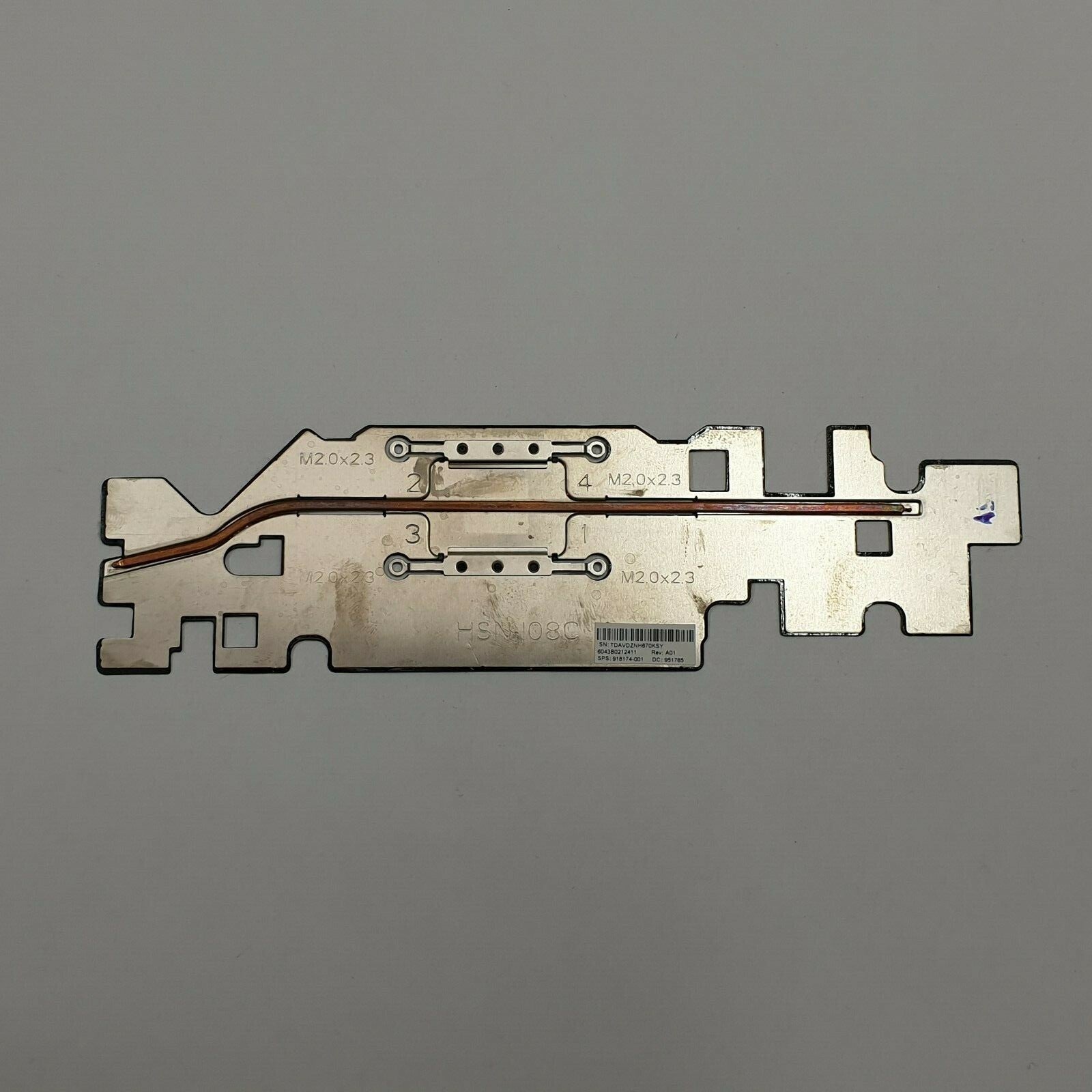 HP Probook X360 11 G1 Passiv Kühler Heatsink Kühlkörper Cooling Plate