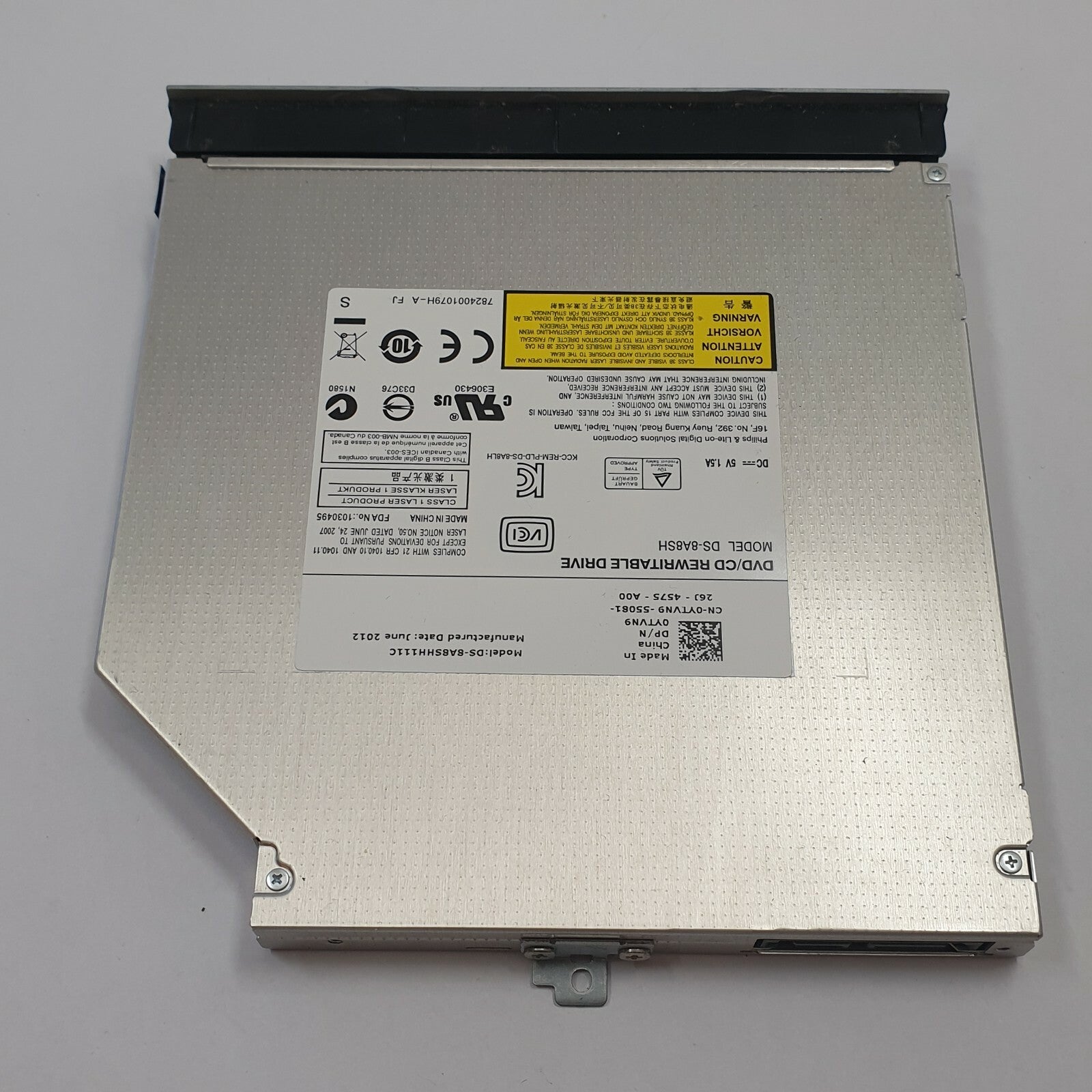 Dell Latitude E5520 DVD Laufwerk Brenner CD RW Drive DS 8A8SH – Bild 2