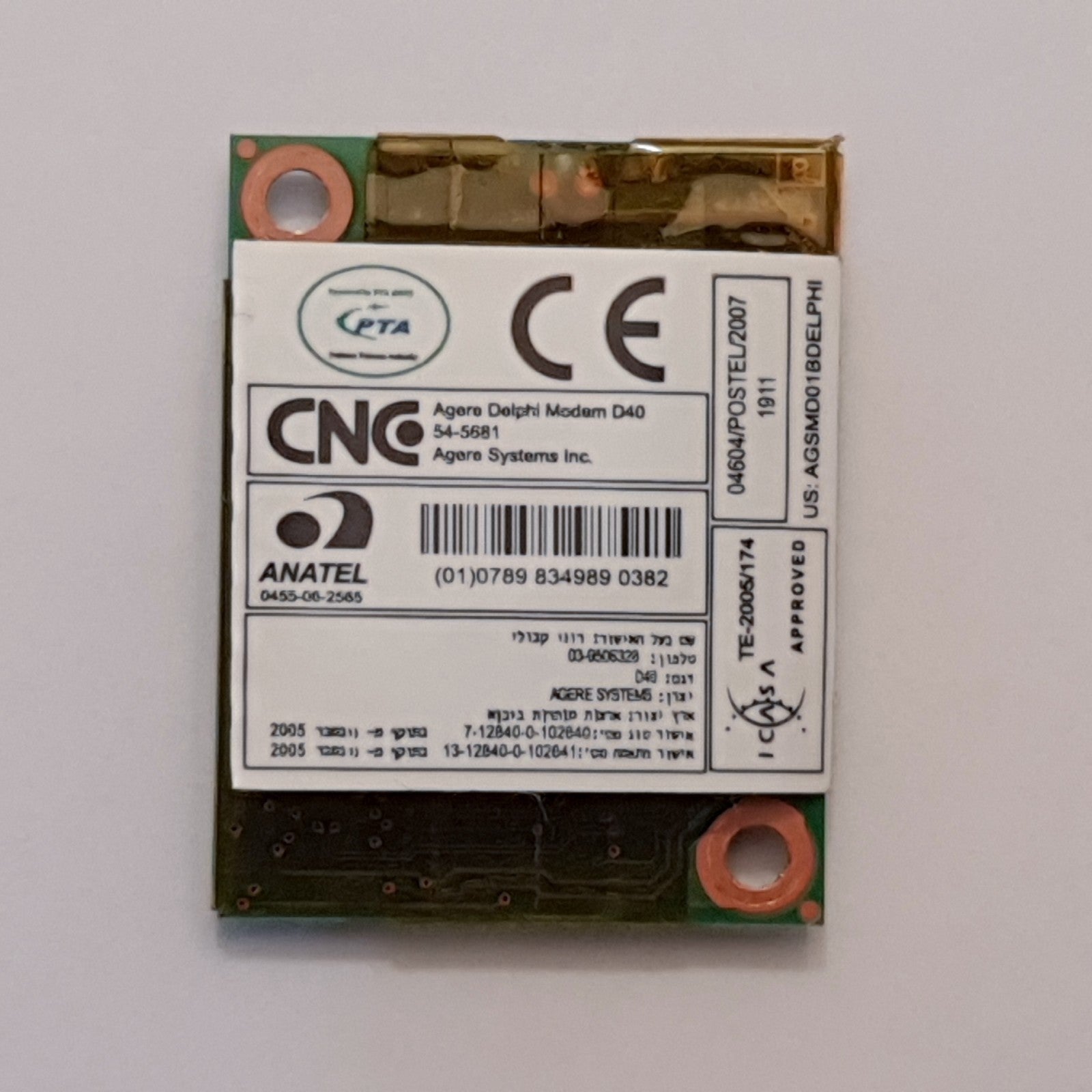 Fujitsu LifeBook S710 Modem Board Ersatzteil – Bild 2