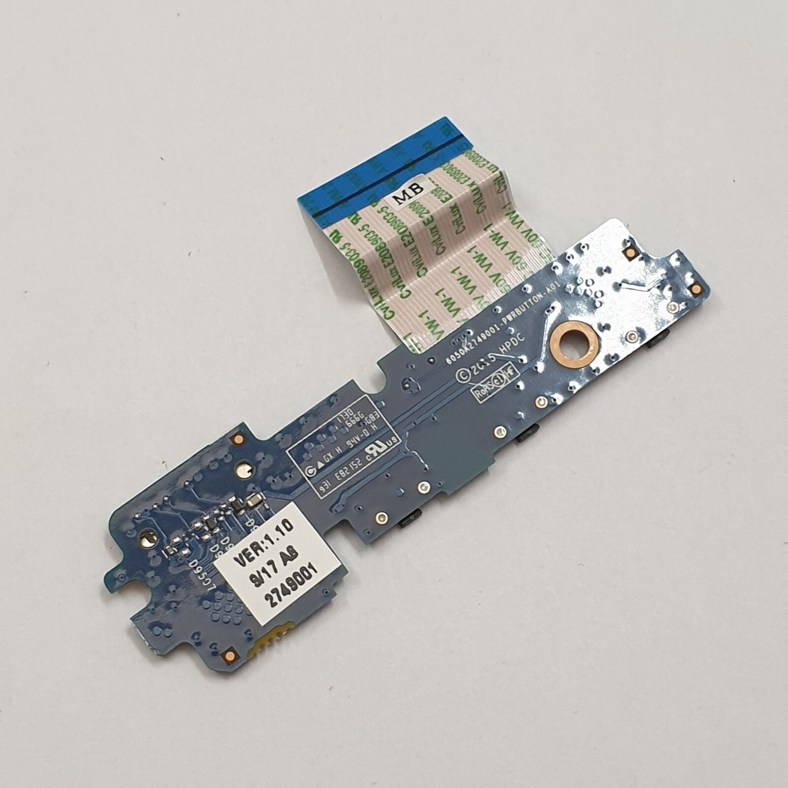 HP Tablet Elite X2 1012 G1 Power Button Board SIM Karten Slot Schalter Platine – Bild 2