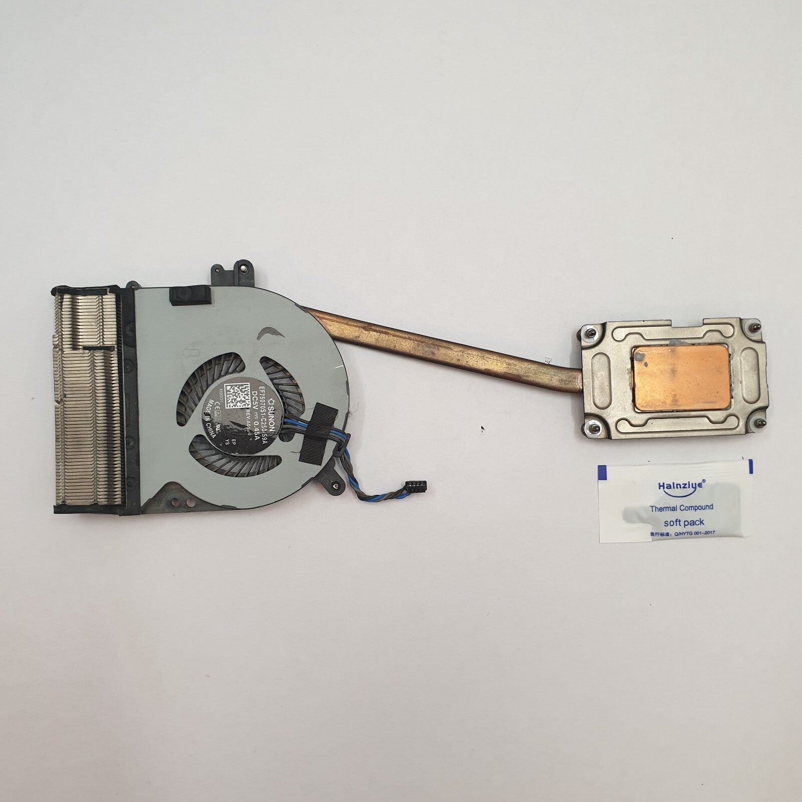 HP ProBook 645 G2 Kühler Heatsink Lüfter Fan mit Wärmeleitpaste – Bild 2