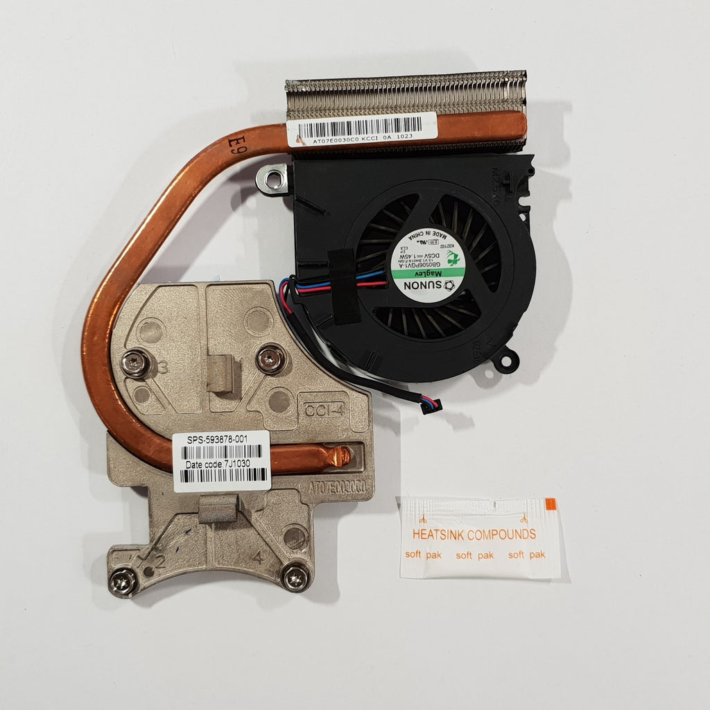 HP ProBook 6440b Kühler Lüfter Heatsink Fan mit Wärmeleitpaste