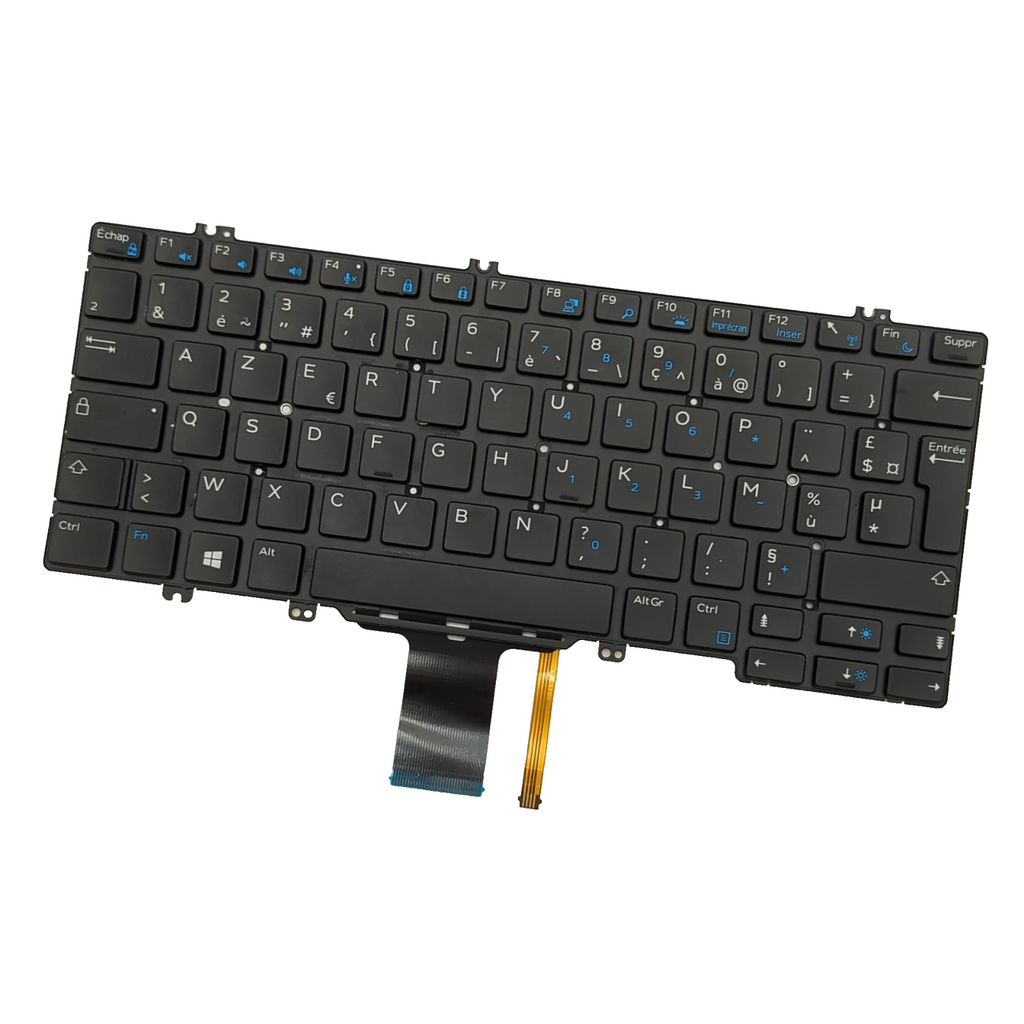 Dell Latitude 7290 Clavier Français FR AZERTY Backlit Keyboard Tastatur