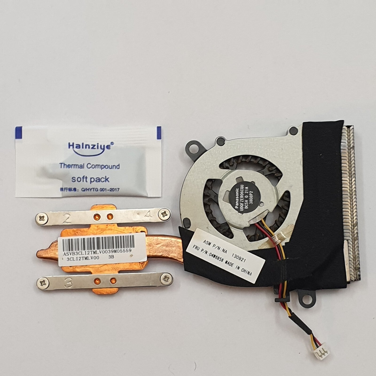 Lenovo ThinkPad Edge E145 Kühler Heatsink Lüfter Fan mit Wärmeleitpaste