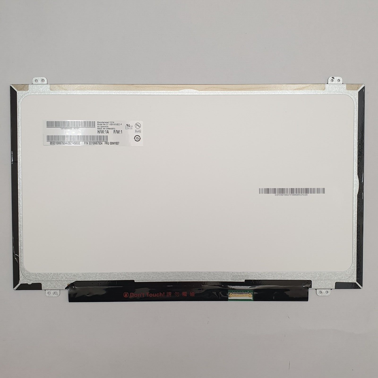 Lenovo ThinkPad T470s L470 T470 L480 Display 14" FHD matt B140HAN02.4 Bildschirm