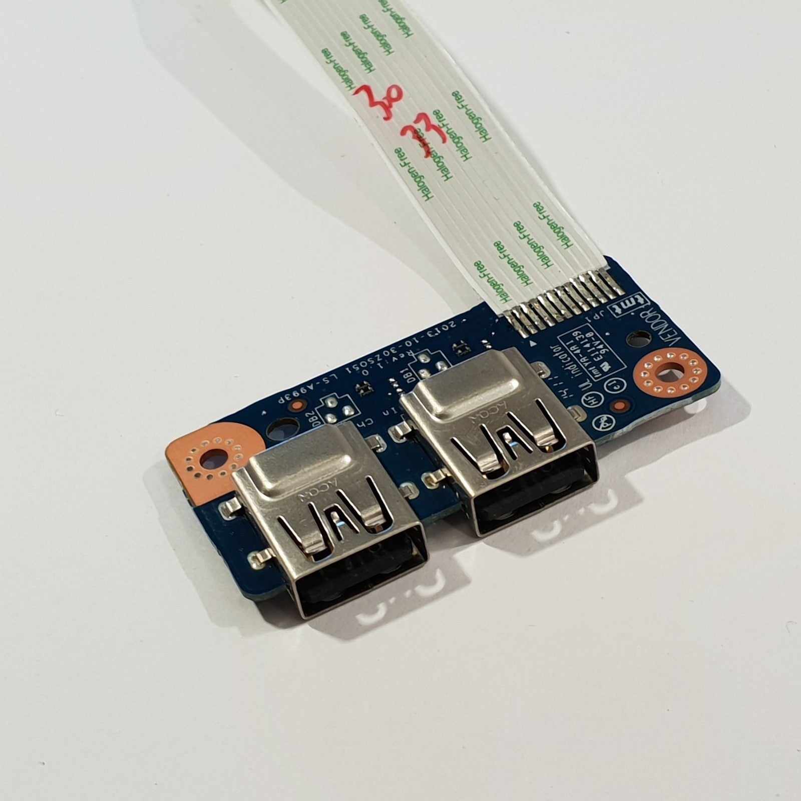 HP Compaq 15-s 15-s000so USB Board Platine mit Kabel USB Port Connector