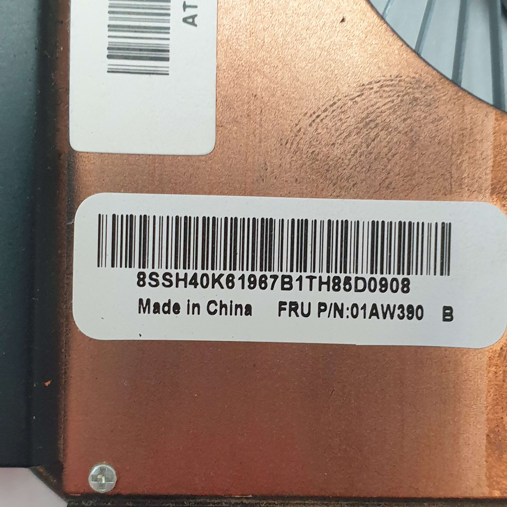 Lenovo ThinkPad T470p CPU Lüfter Kühler Fan Heatsink Cooling