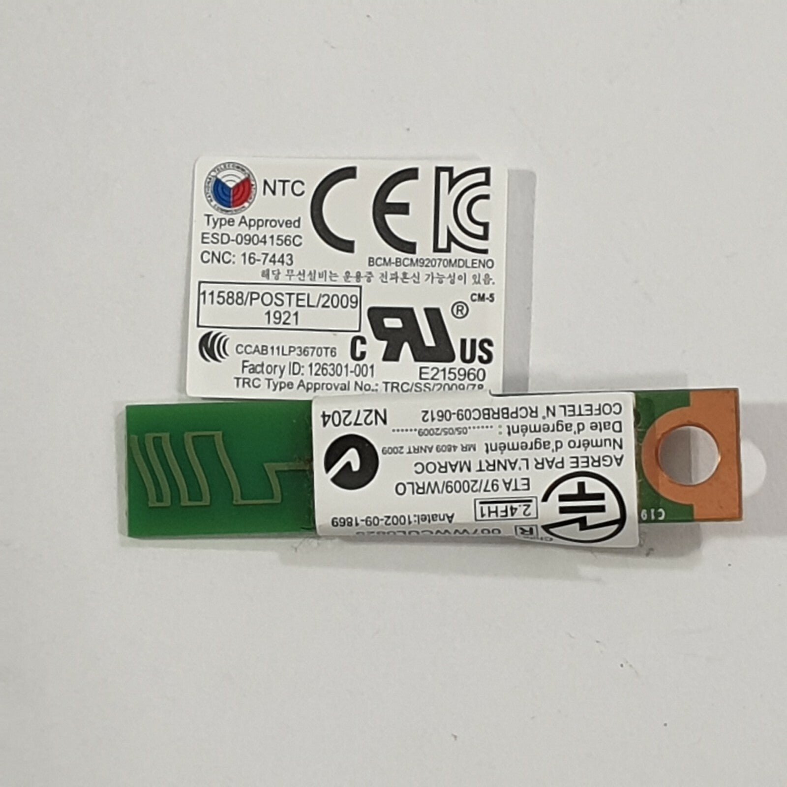 Lenovo ThinkPad X230 Bluetooth Modul 60Y3303 BCM92070MDLENO – Bild 2