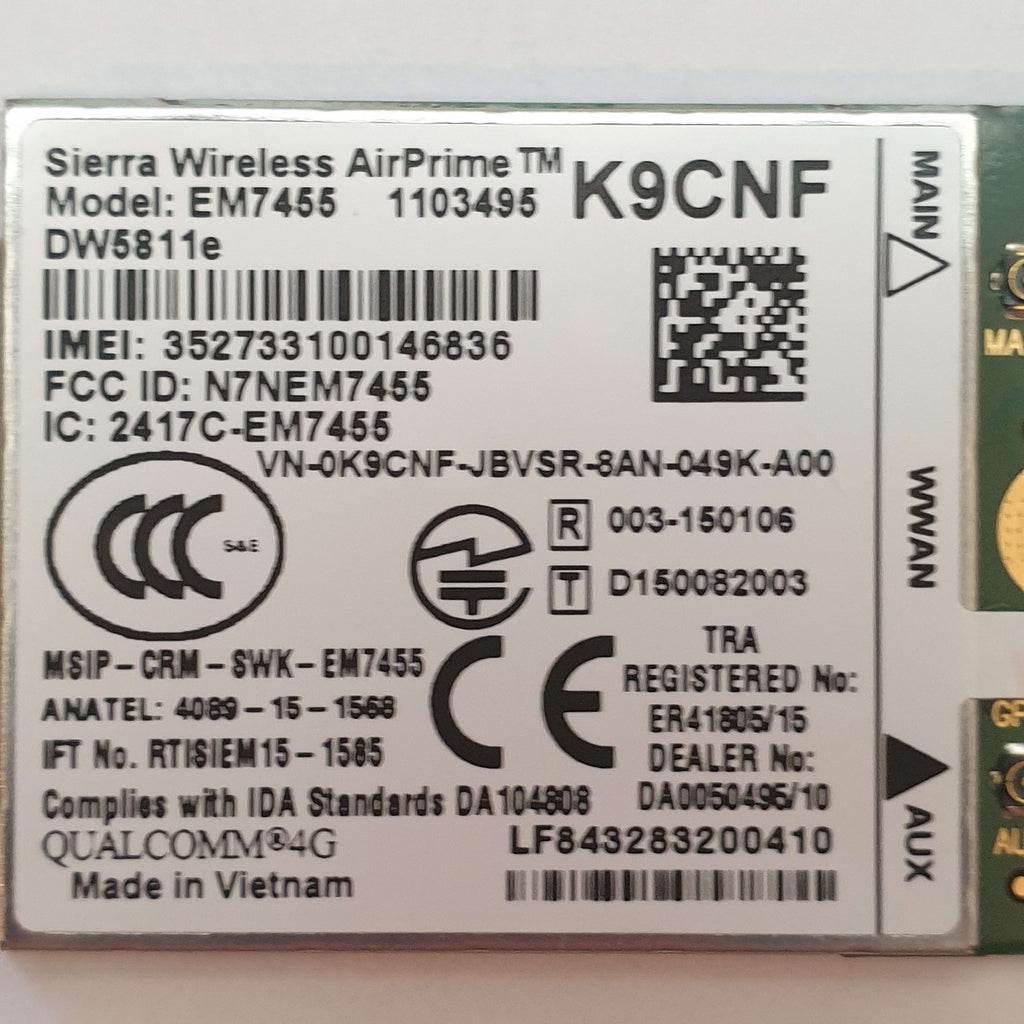 Dell Latitude 5290 WWAN Karte LTE Modul
