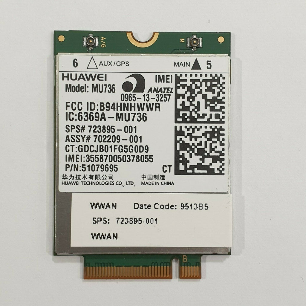 HP EliteBook 840 WWAN Karte 3G Huawei MU736 Modul Mobile Broadband