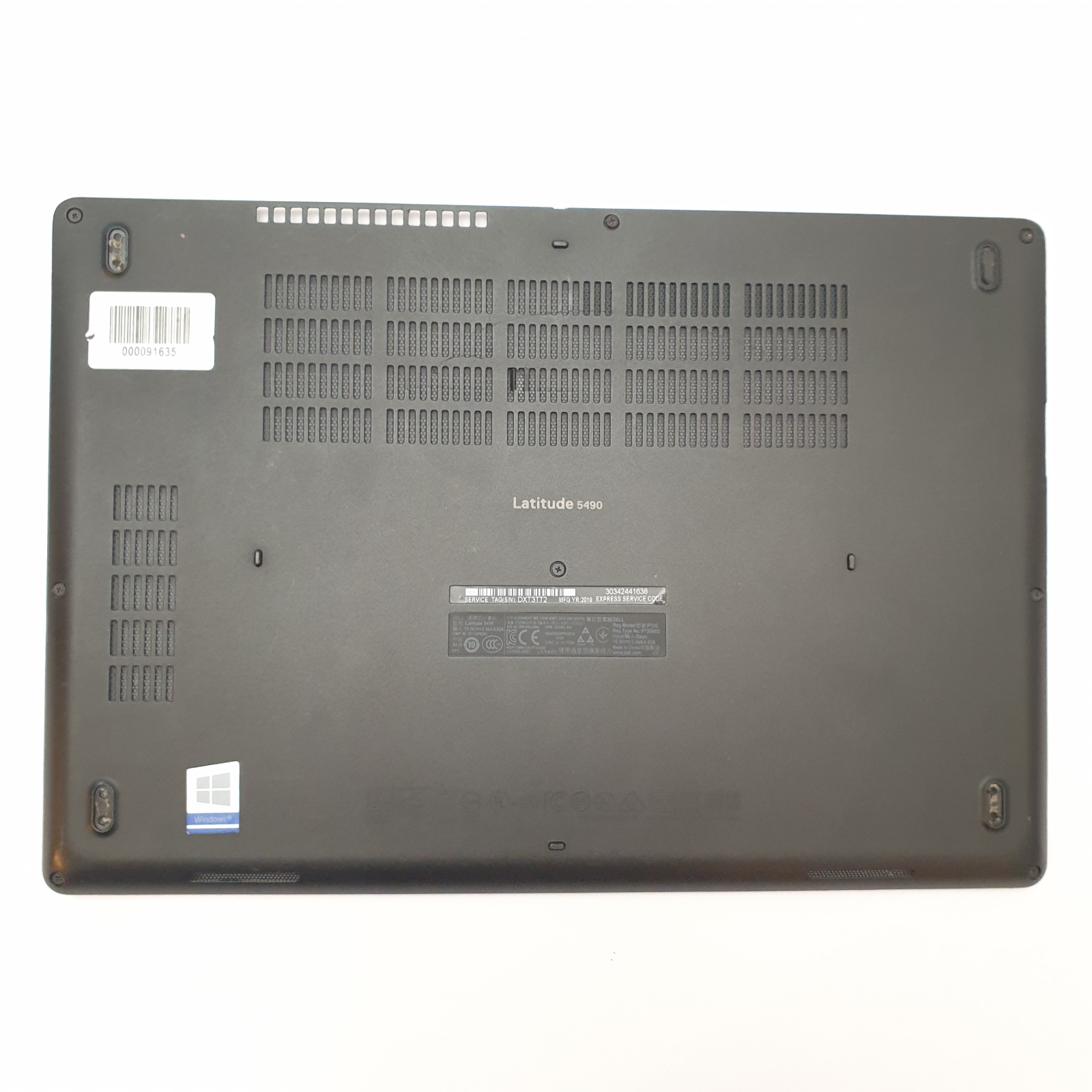 Dell Latitude 5490 Gehäuse Unterschale Unterteil Bottom Base Cover Case