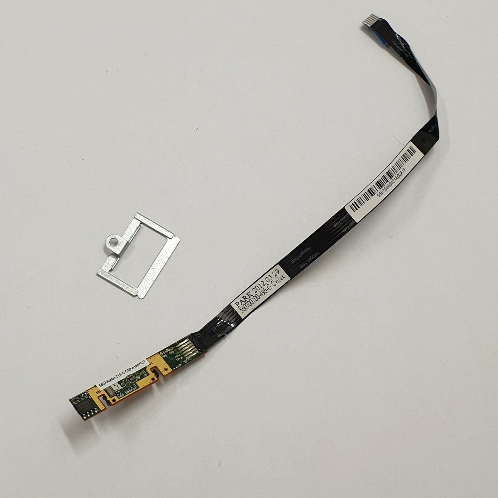 HP ProBook 6570b Fingerprint Sensor Board mit Halterung Fingerabdruck Reader