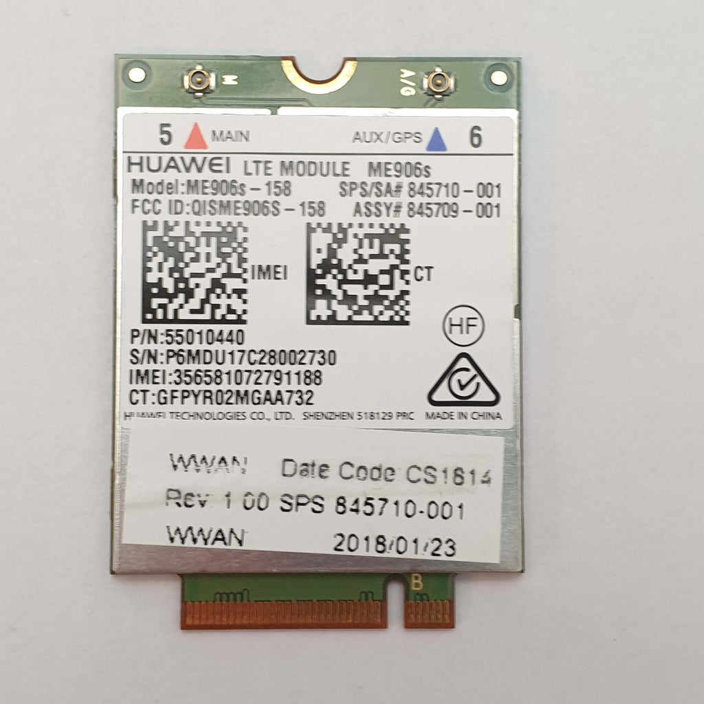 HP EliteBook X360 1030 G2 WWAN LTE Modul 4G Card