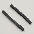 Dell Latitude E6330 HDD Festplatten Halterung Schienen Isolation 7.0mm Set
