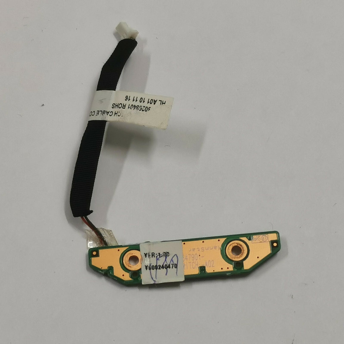 Toshiba Satellite L635 Power Button Board Einschaltknopf Platine mit Kabel