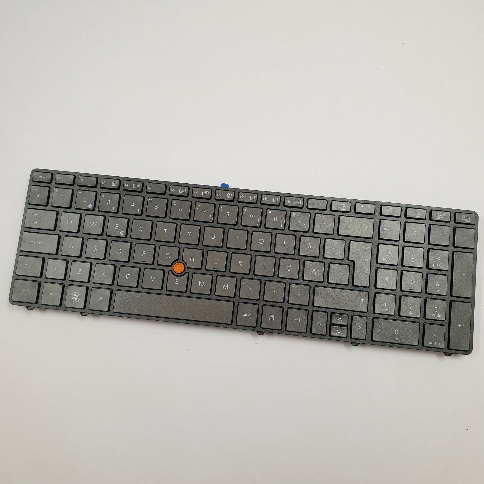 HP EliteBook 8560w Tastatur Nordic QWERTY Keyboard