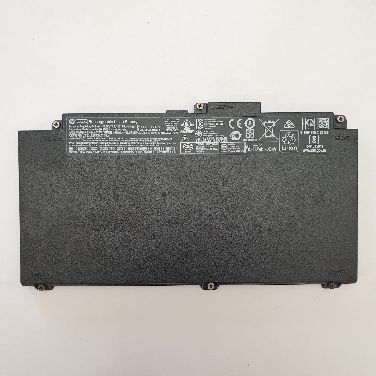 HP ProBook 650 G4 Original Akku 4000mAh Li-ion Batterie Pack