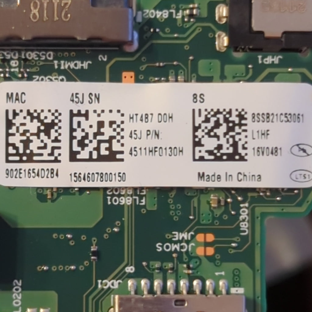Lenovo ThinkPad T15 Gen 2 Mainboard Geforce MX450 CPU i7-1165G7 G2 – Bild 3