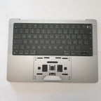 Apple MacBook Pro 14" A2442 2021 Handauflage + Akku ! Tastatur Deutsch Palm Rest