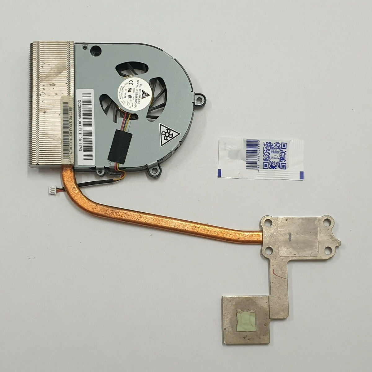 Toshiba Satellite C660D-1D3 Kühler Heatsink mit Lüfter Fan Wärmeleitpaste