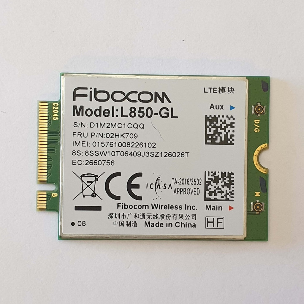 Lenovo ThinkPad X1 Carbon Gen 8 G8 Fibocom LTE WWAN Modul Karte