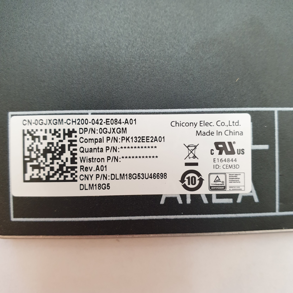 Dell Latitude 5400 Tastatur English (US) QWERTY Keyboard US