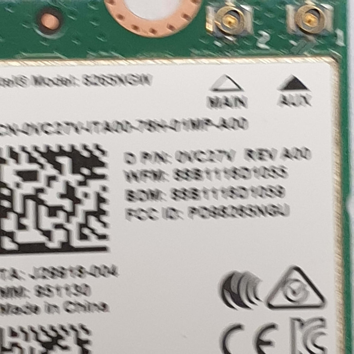 Dell Latitude 5285 Tablet WLAN Karte Wireless Card Modul