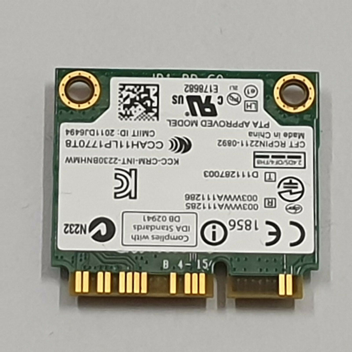 Toshiba Satellite P50 P50-A P50-A-11K WLAN Karte Intel Centrino Wireless-N 2230