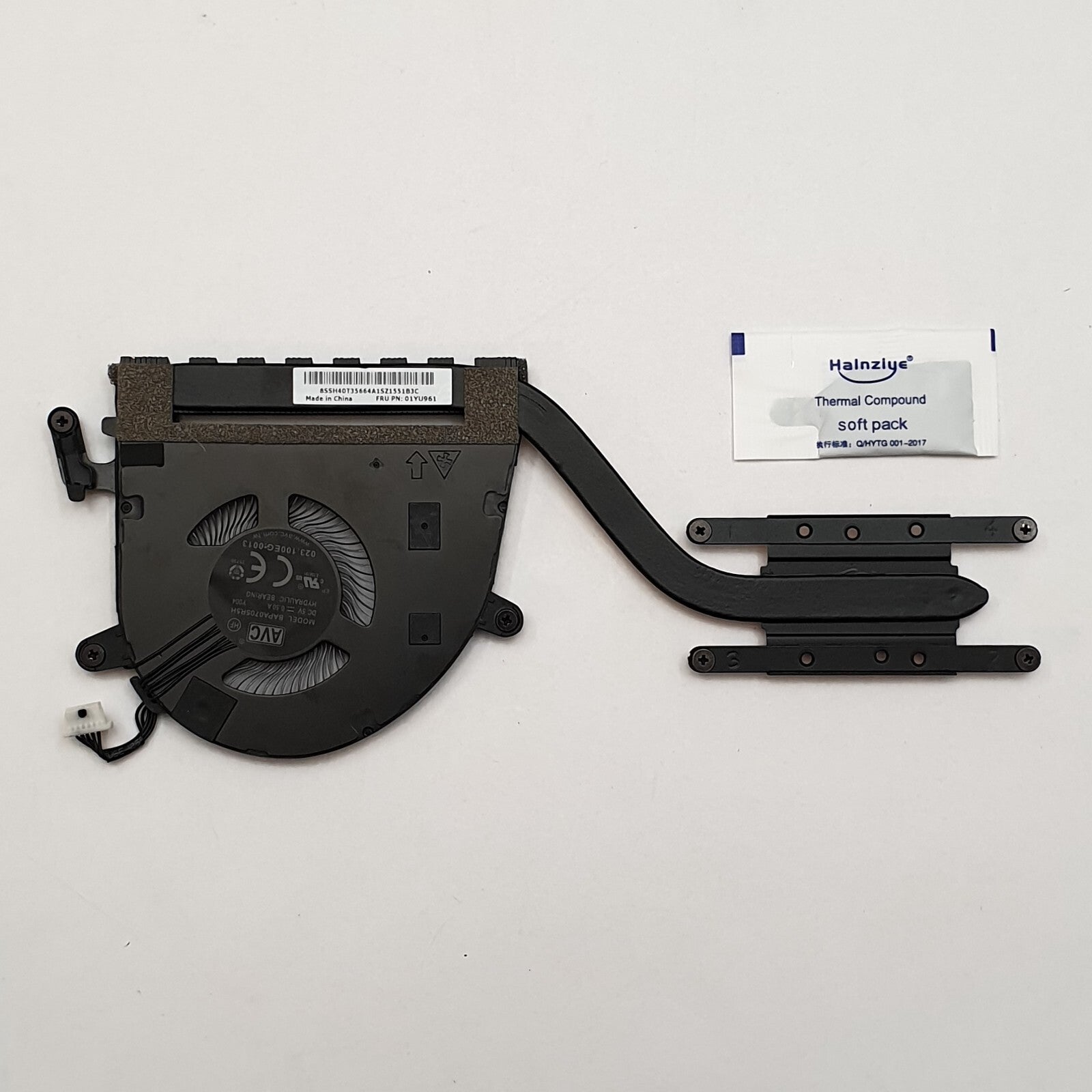 Lenovo Thinkpad X13 Yoga G1 Kühler Lüfter Wärmeleitpaste Fan Cooler Gen 1