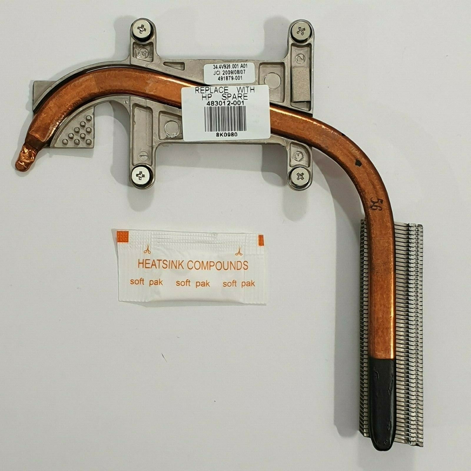 HP EliteBook 6930p Kühler Heatsink mit Wärmeleitpaste