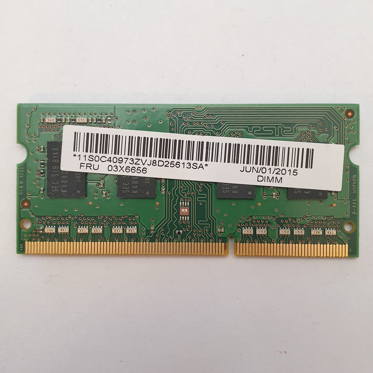 Samsung 4GB RAM DDR3 PC3L-12800S Notebook Speicher 1x4GB Modul
